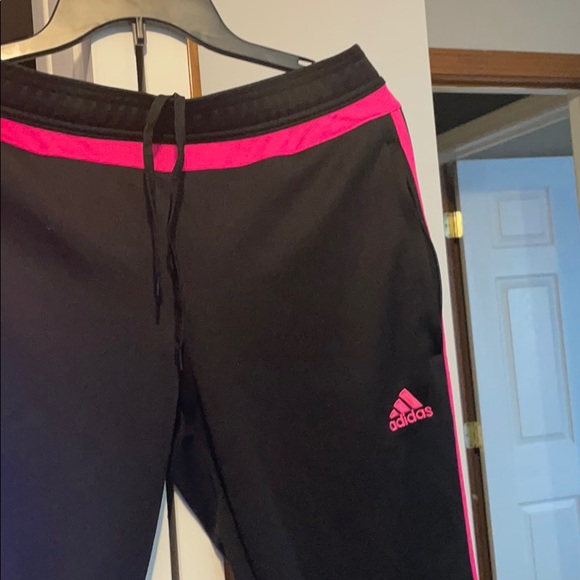 Pink adidas joggers - Picture 2 of 4